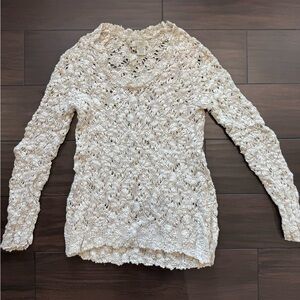 Lucky Brand Cream Sweater Size XS - NWOT
